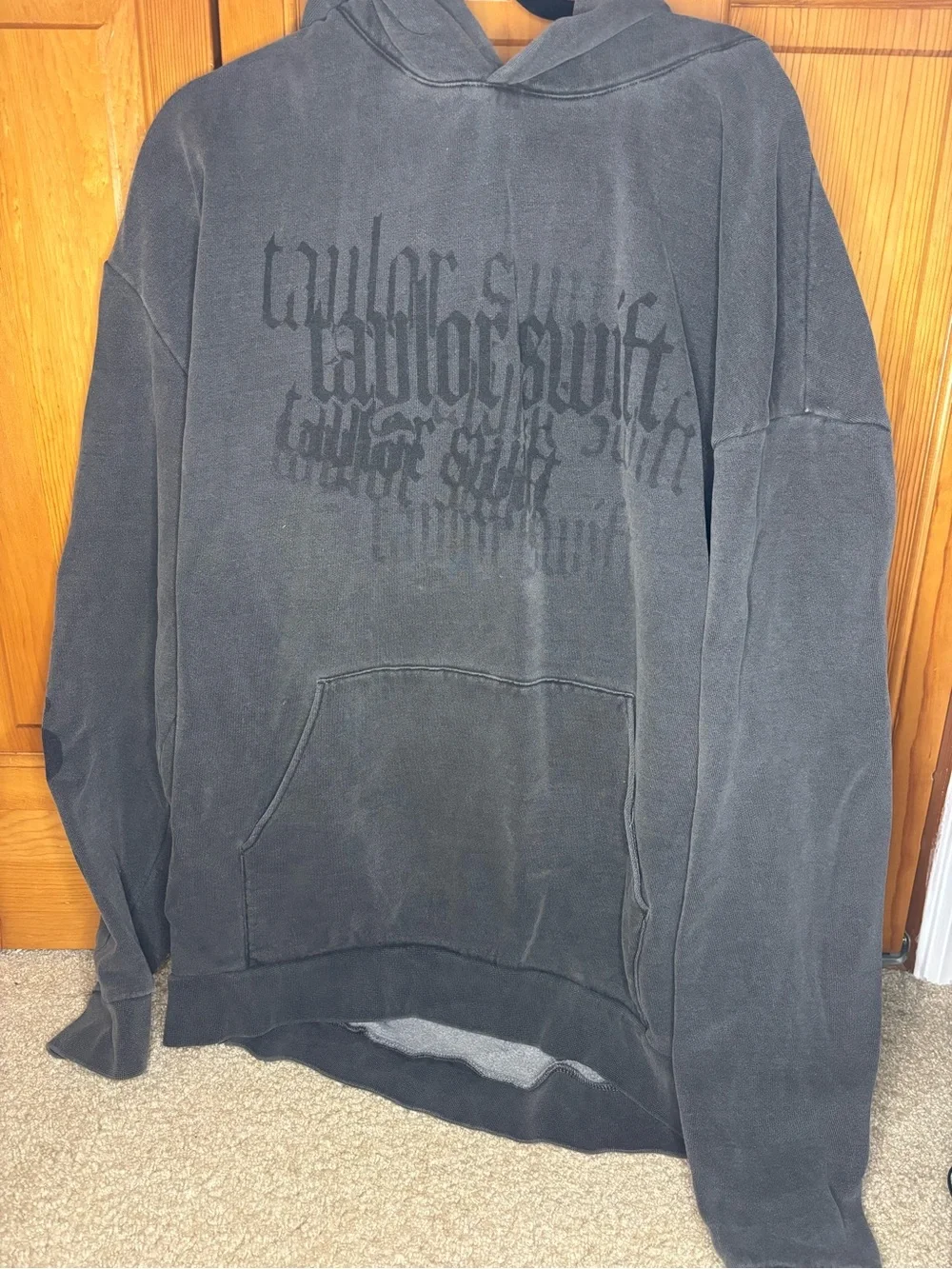 Taylor Swift Black Reputation Graphic Hoodie - Picture 1 of 3
